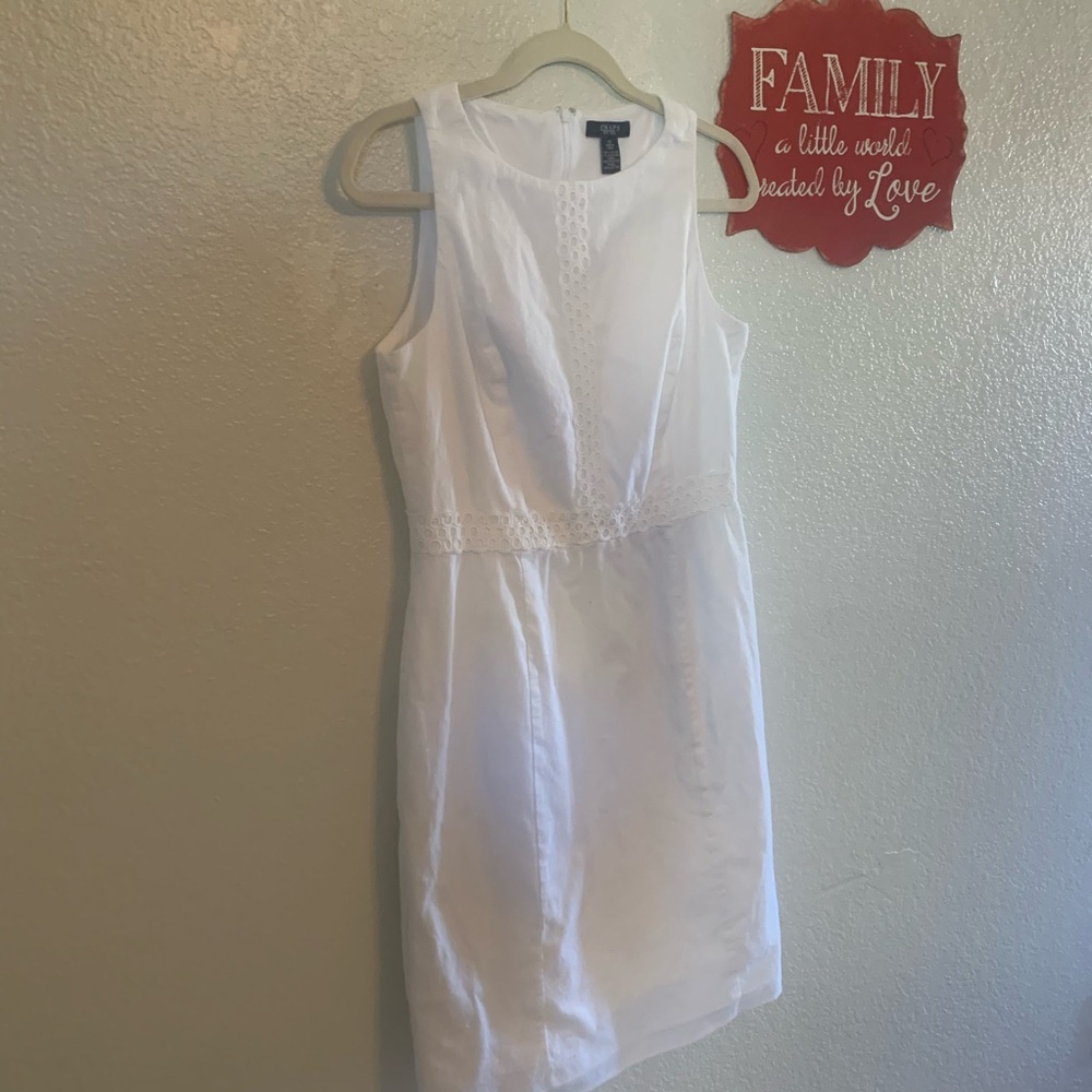 Chaps dress white size 10 dress